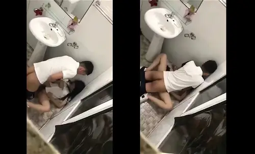 Đi họp lớp nhậu say đưa cô bạn vào phòng tắm lén đụ