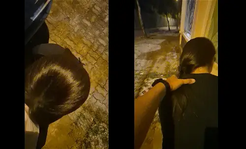 Chơi public dừng xe giữa đường để em bú cu doggy