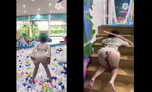 Myhanh2k dạo chơi show hàng trong nhà banh